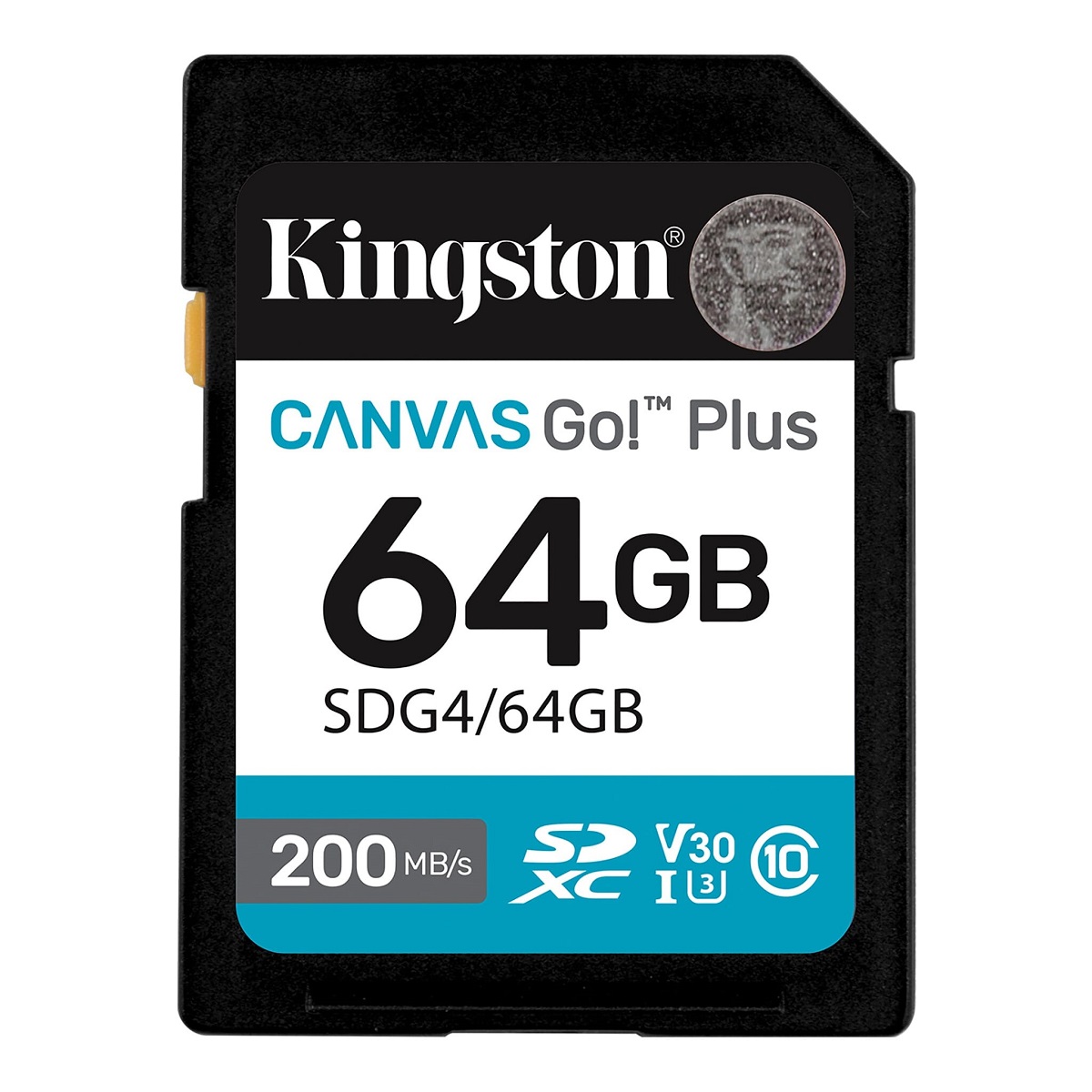 Memoria SD 64GB SDG4 Canvas Go Plus 200MB/s 4K Kingston