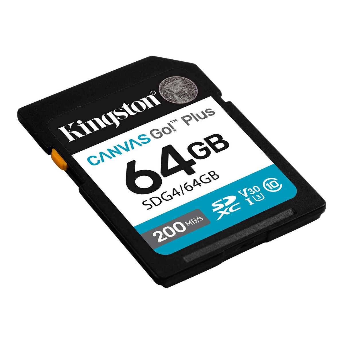 Memoria SD 64GB SDG4 Canvas Go Plus 200MB/s 4K Kingston