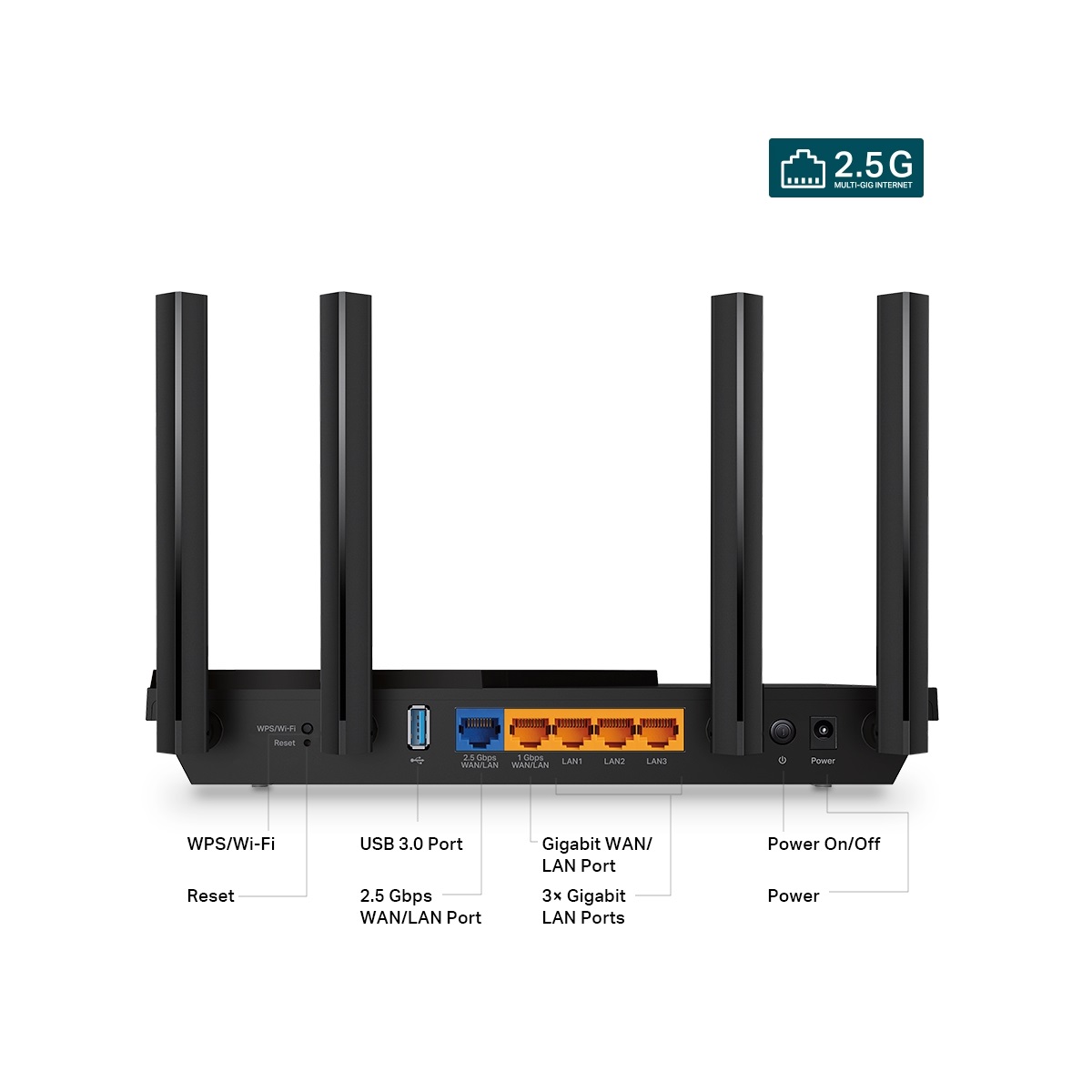 Router Wifi Archer AX55 Pro AX3000 Doble Banda 4 Antenas Tp-Link