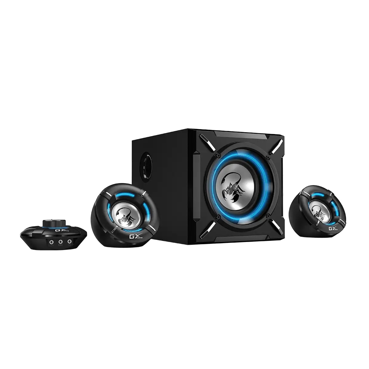 Parlantes PC Gamer SW-G2.1 1000 Azul Genius