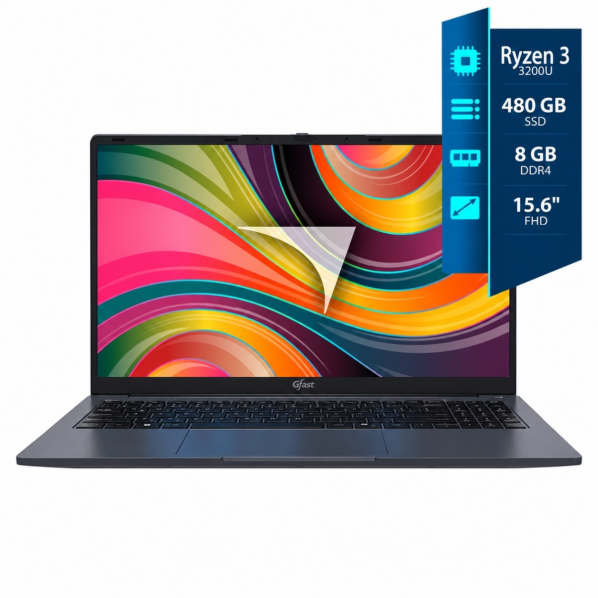 Notebook Gfast N-321R - Ryzen 3 3200U - 8GB - 480 GB SSD - 15.6