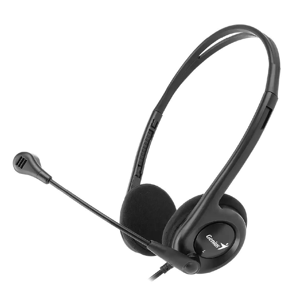 Auriculares Cable Vincha HS-200C C/Adaptador Negro Genius