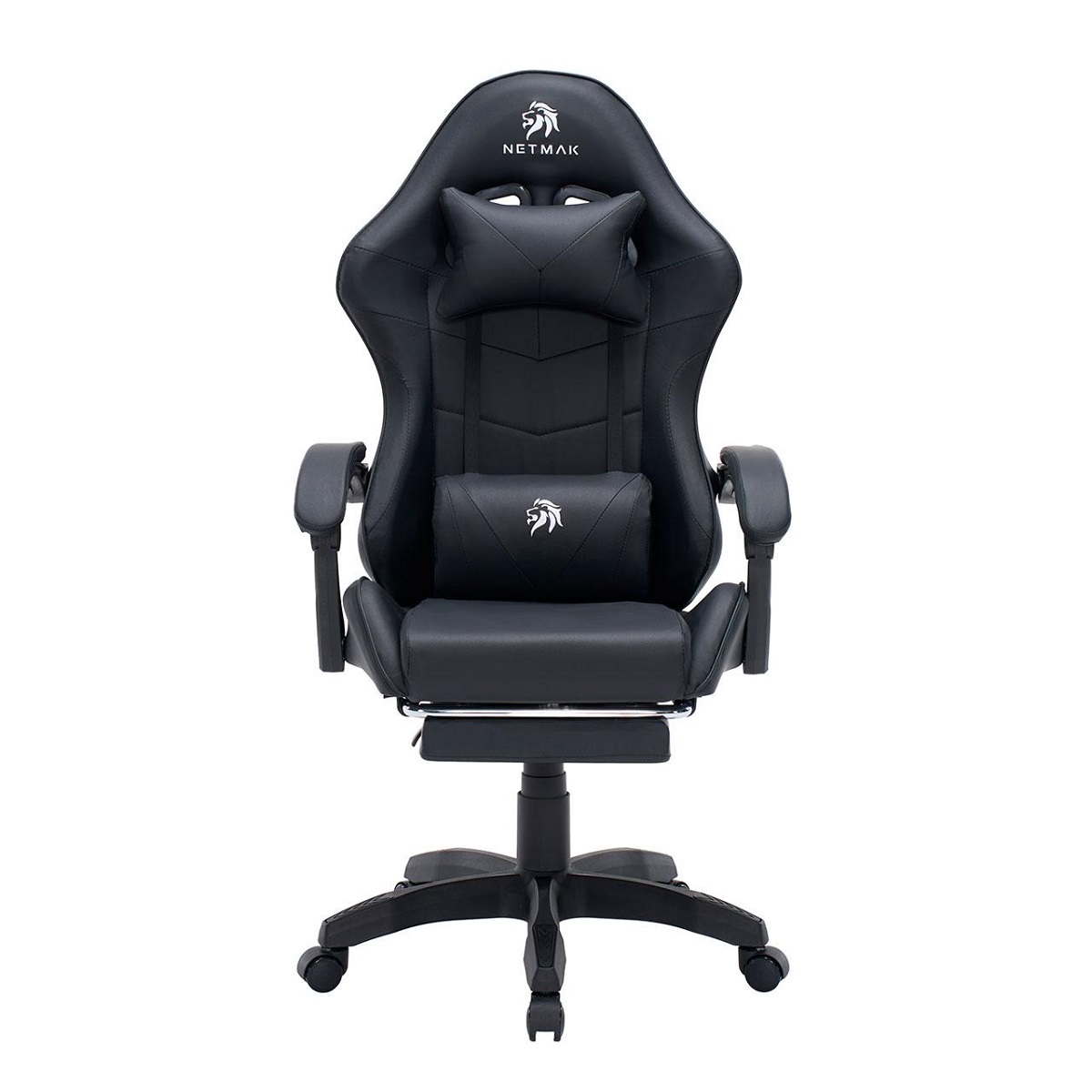 Silla Gamer C/Masajeador Negro NM-SG907-N Netmak