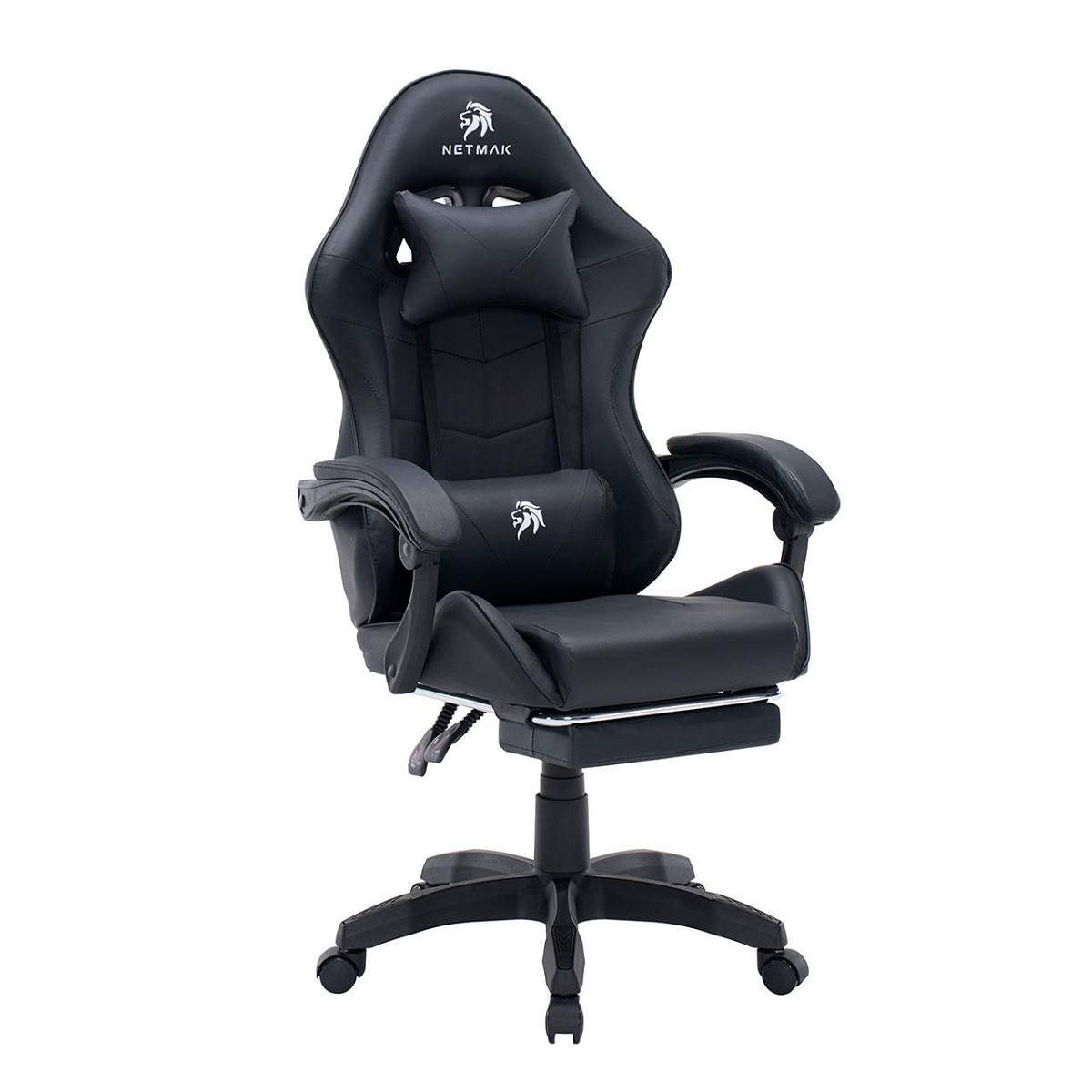Silla Gamer C/Masajeador Negro NM-SG907-N Netmak