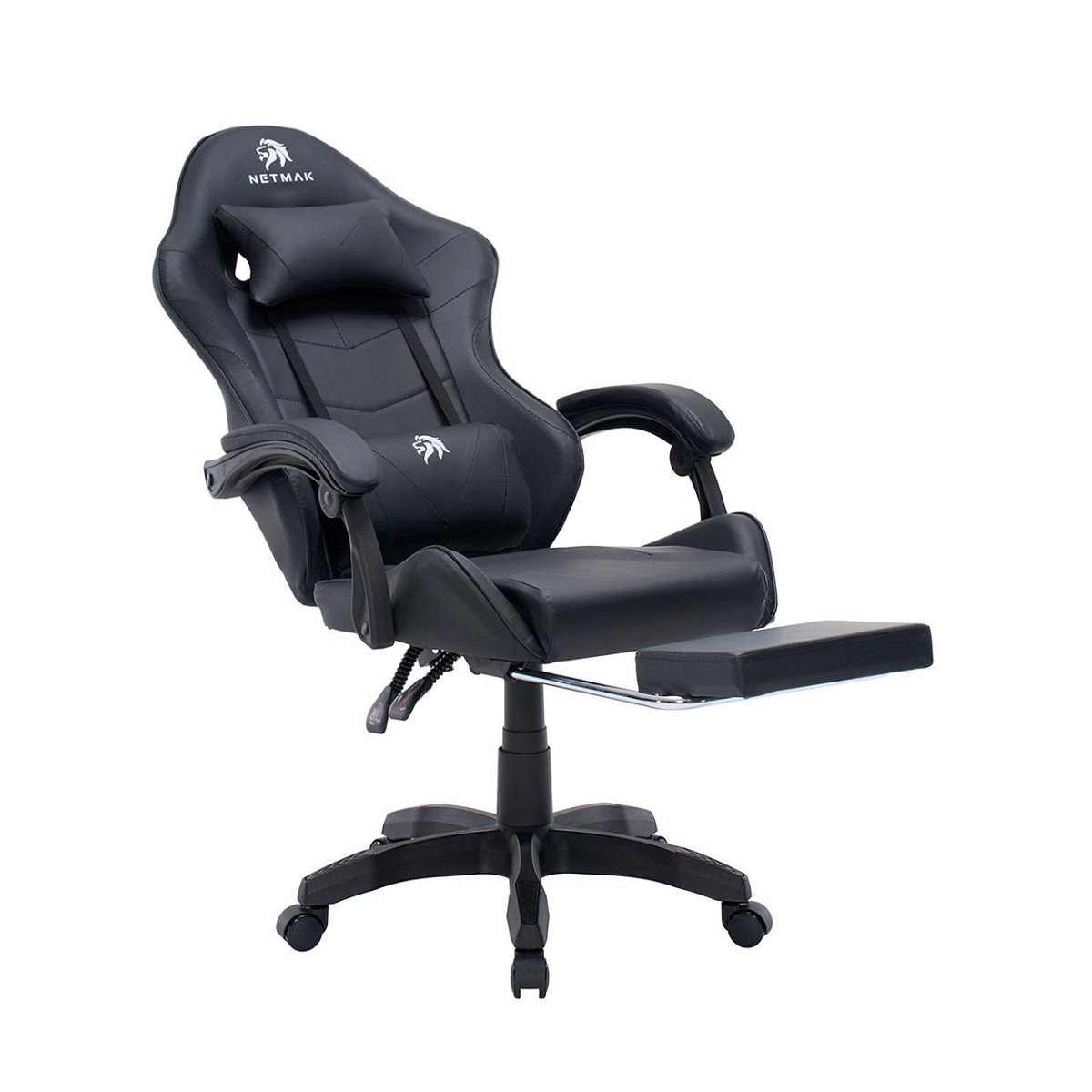 Silla Gamer C/Masajeador Negro NM-SG907-N Netmak