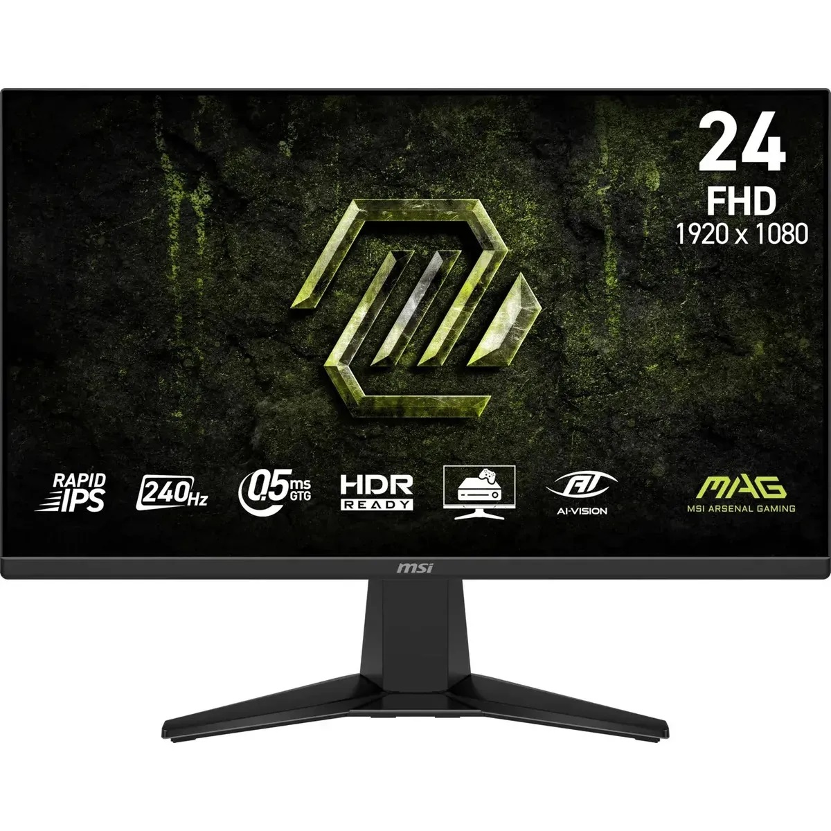 Monitor Gamer 24" FHD IPS 240Hz MAG 245F X24 MSI