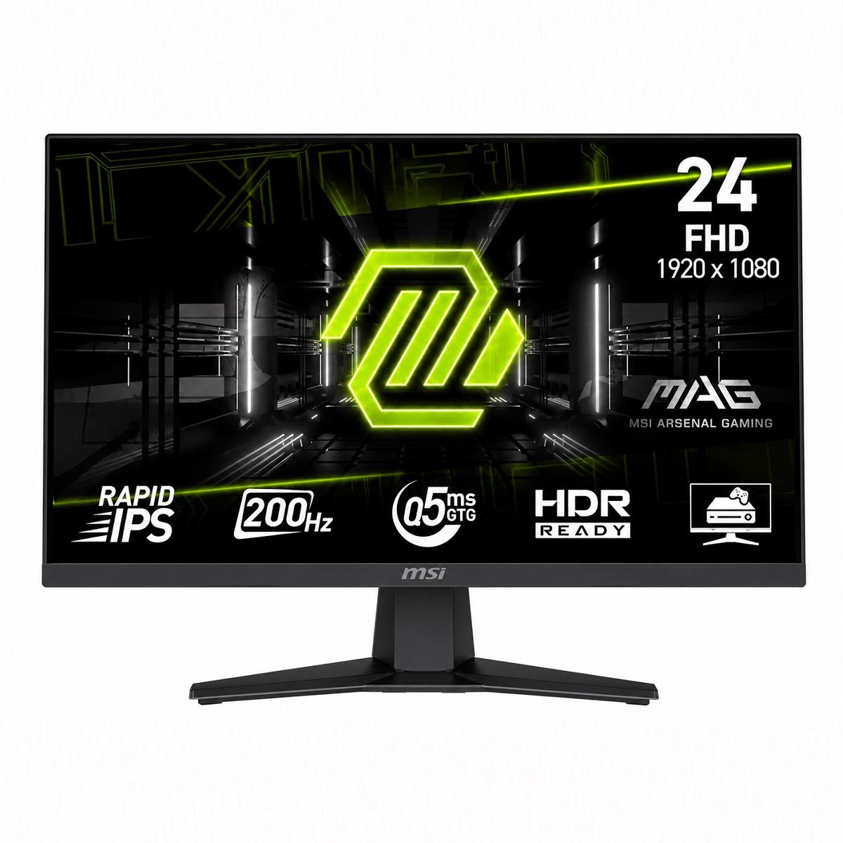 Monitor Gamer 24" FHD IPS 200Hz MAG 244F MSI