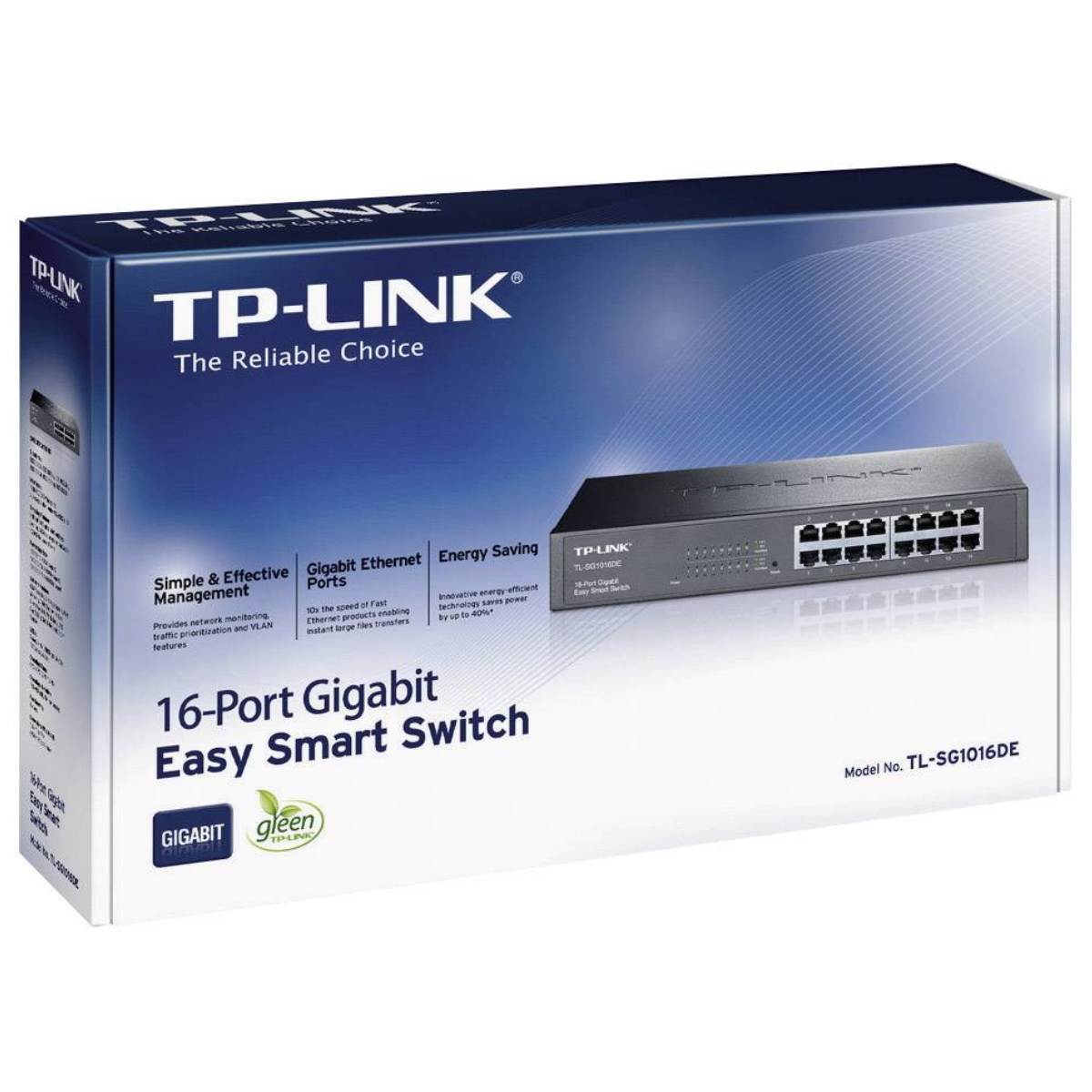 Switch 16p Puertos SG1016DE 16P Gigabit Smart Tp-Link