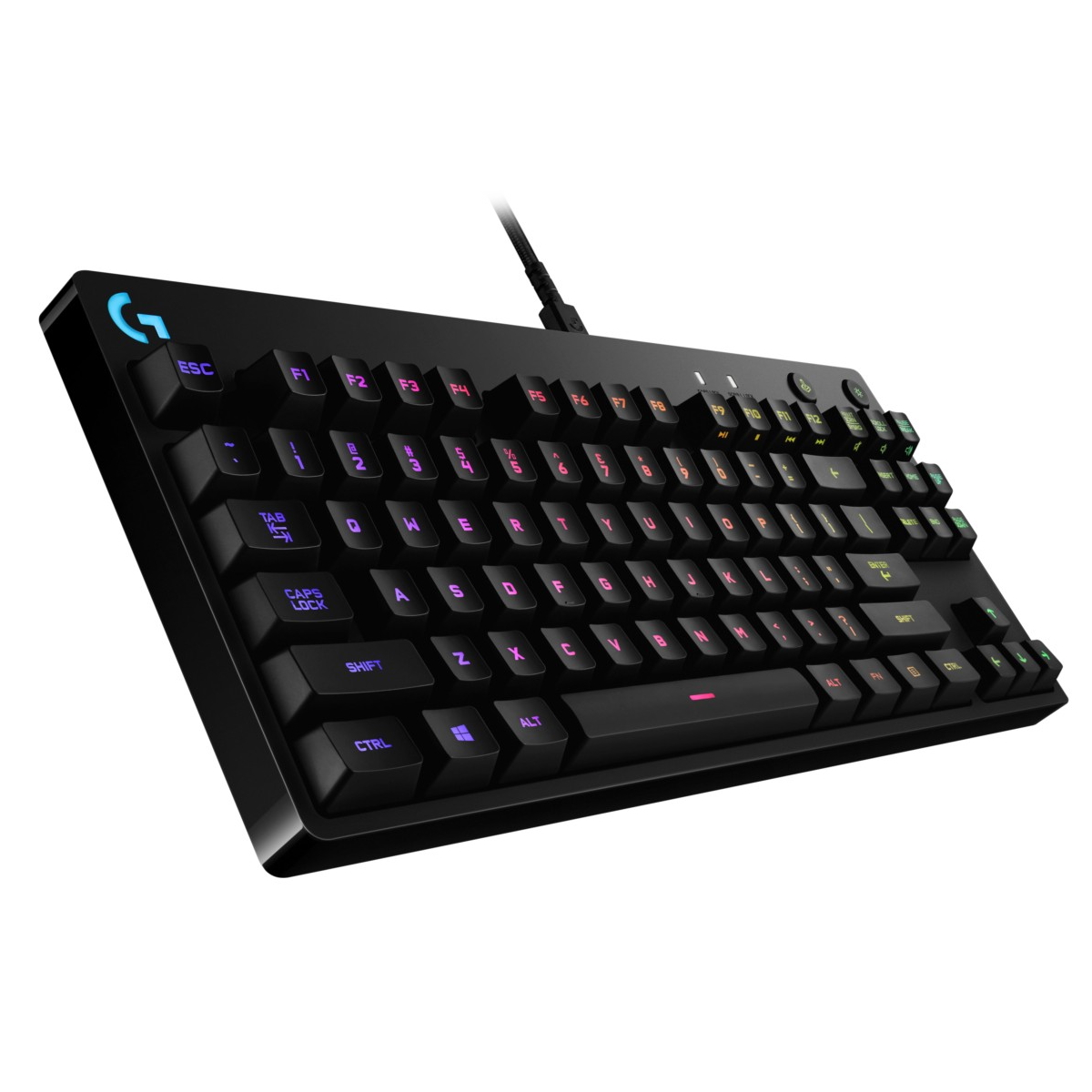 Teclado Mecanico Gamer G PRO TKL RGB BLUE (Ingles) Logitech