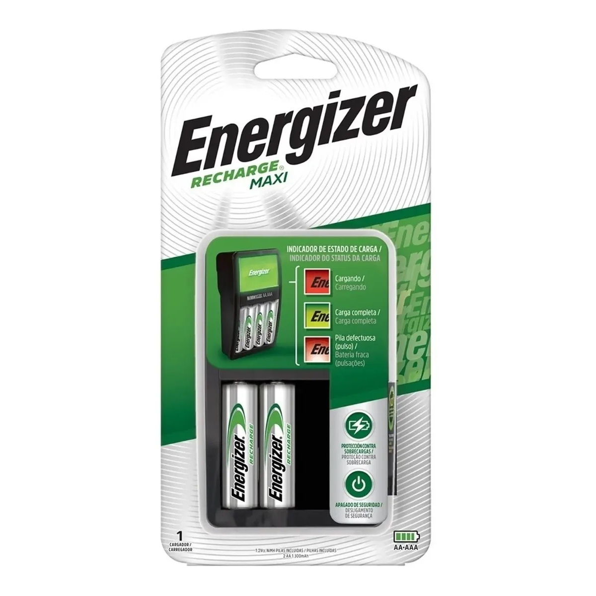 Cargador Pilas AA/AAA CHVCM4 Maxi Energizer