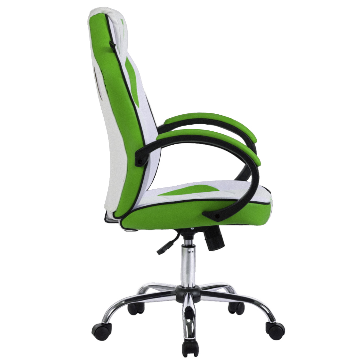 Silla Gamer SGM01 Blanca y Verde Panter