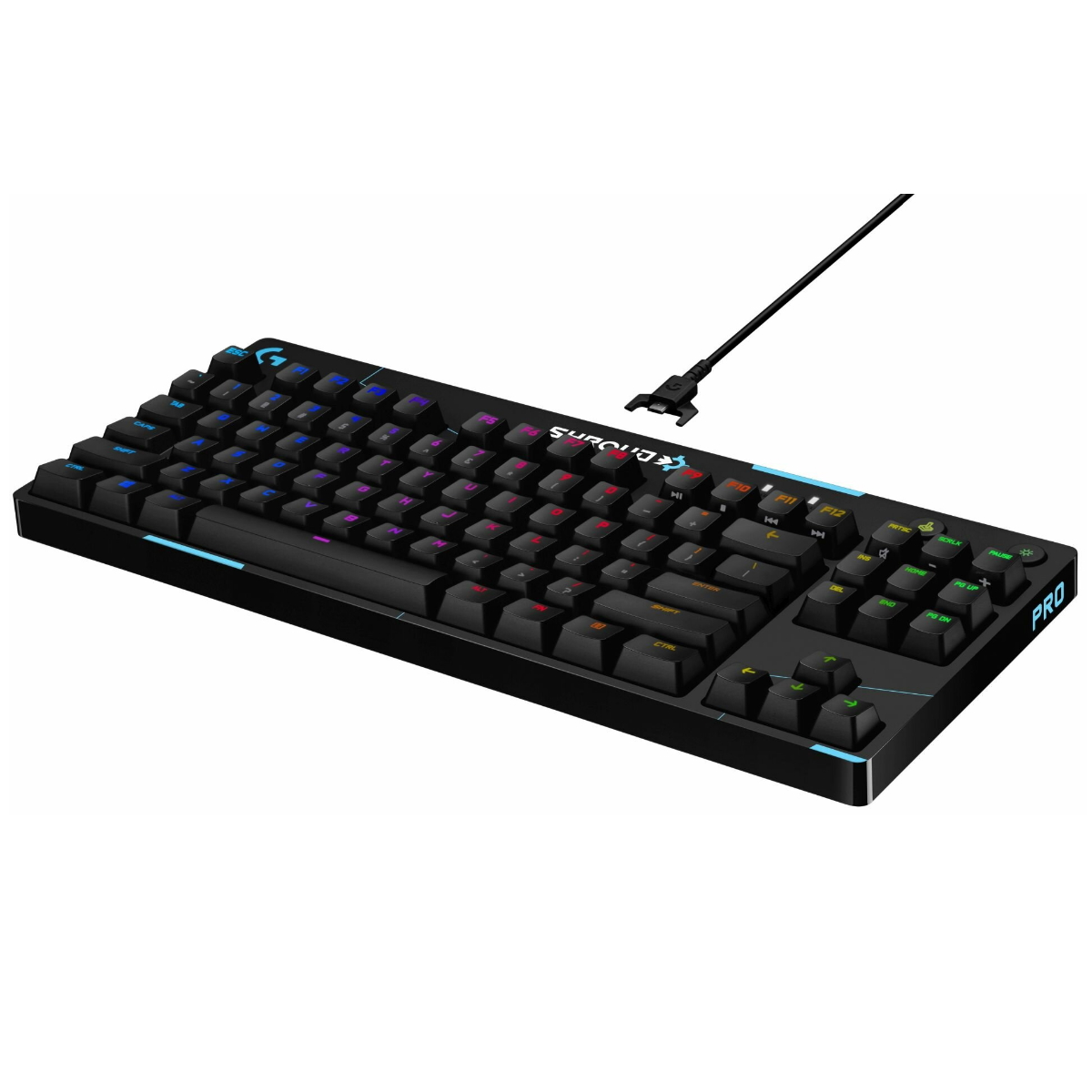 Teclado Mecanico Gamer G PRO X Shroud RGB RED Logitech