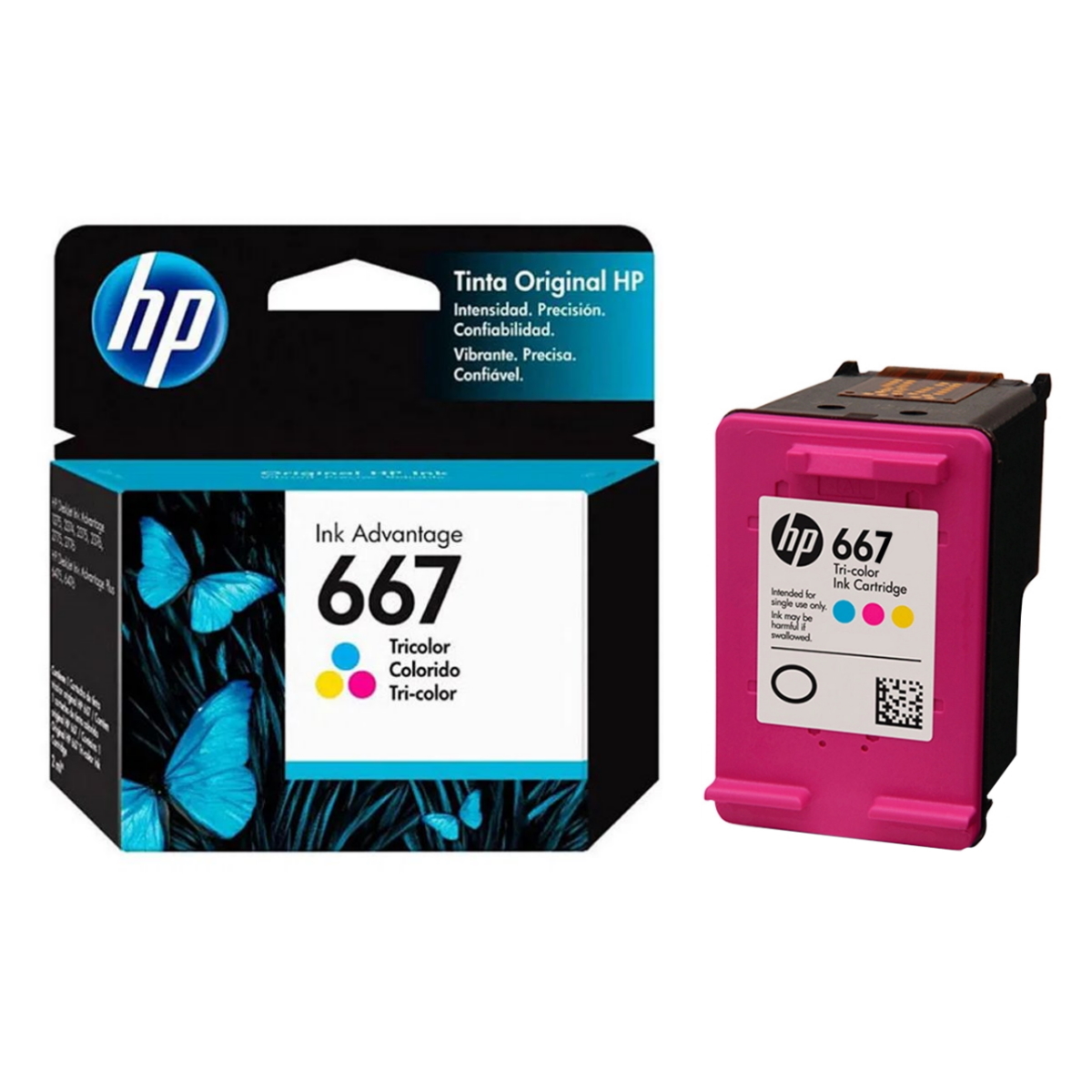 Cartucho HP 667 Color Original