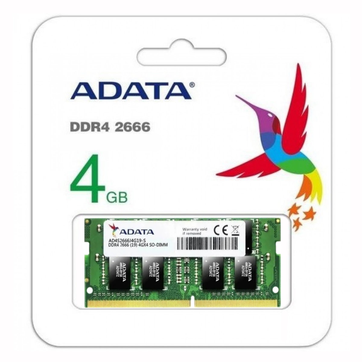 Memoria Ram Notebook Sodimm DDR4 4Gb 2666Mhz Adata