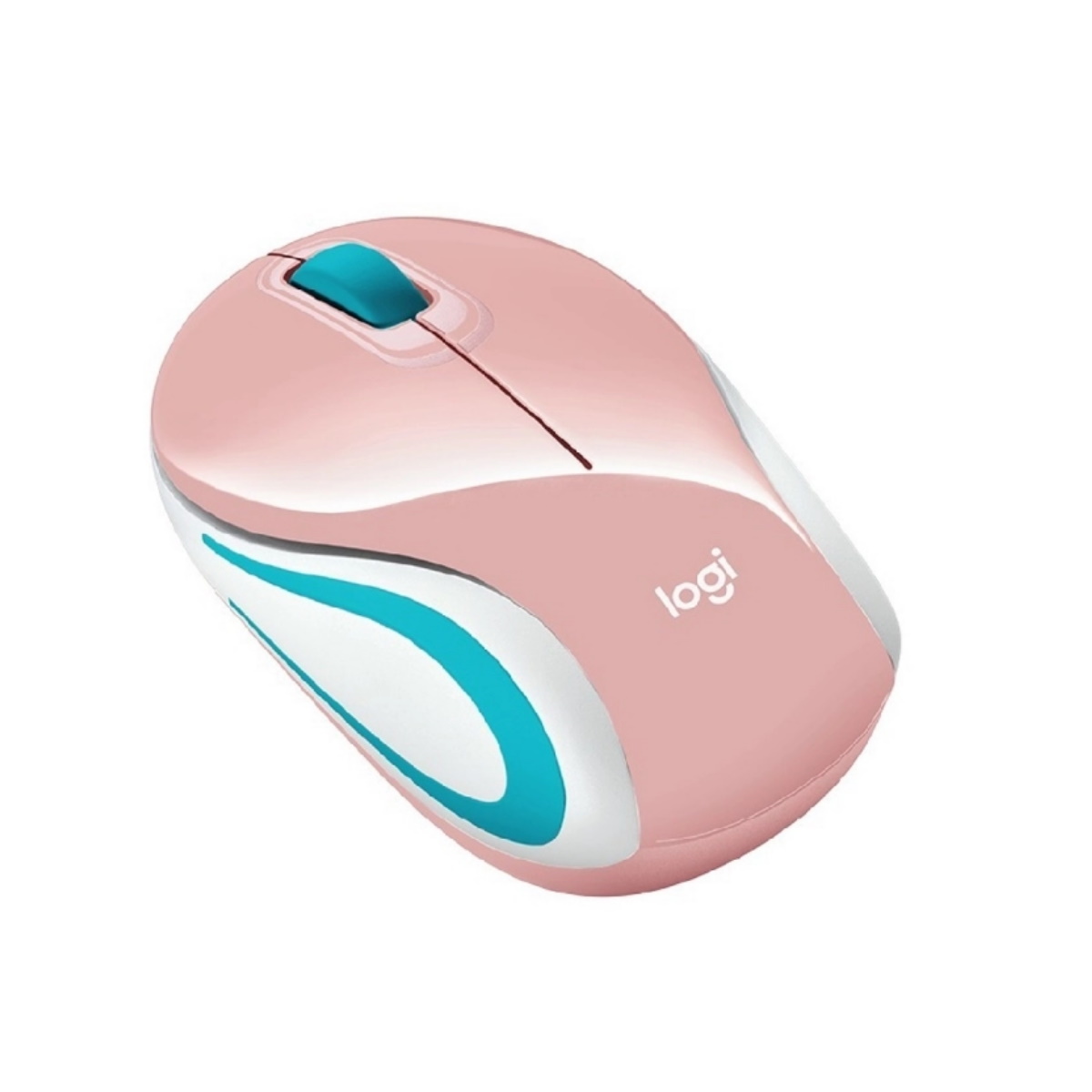 Mouse Inalambrico M187 Rosa Claro Logitech