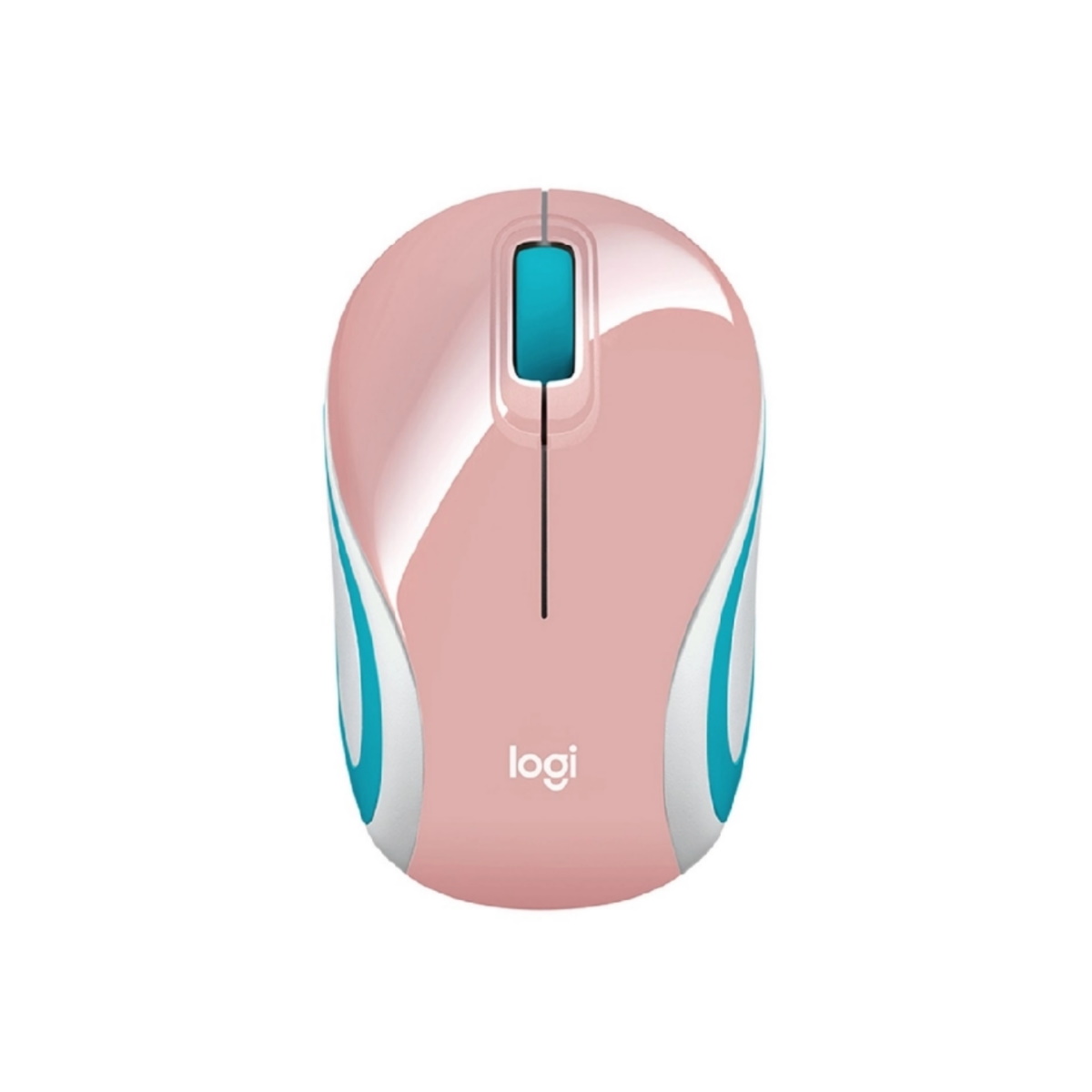 Mouse Inalambrico M187 Rosa Claro Logitech