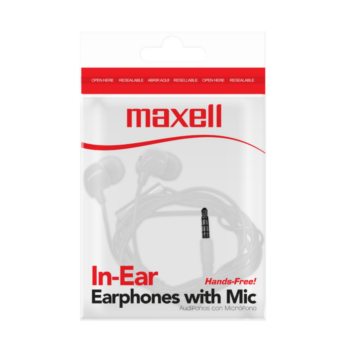 Auriculares In Ear In-Bax C/ Microfono Blanco Maxell