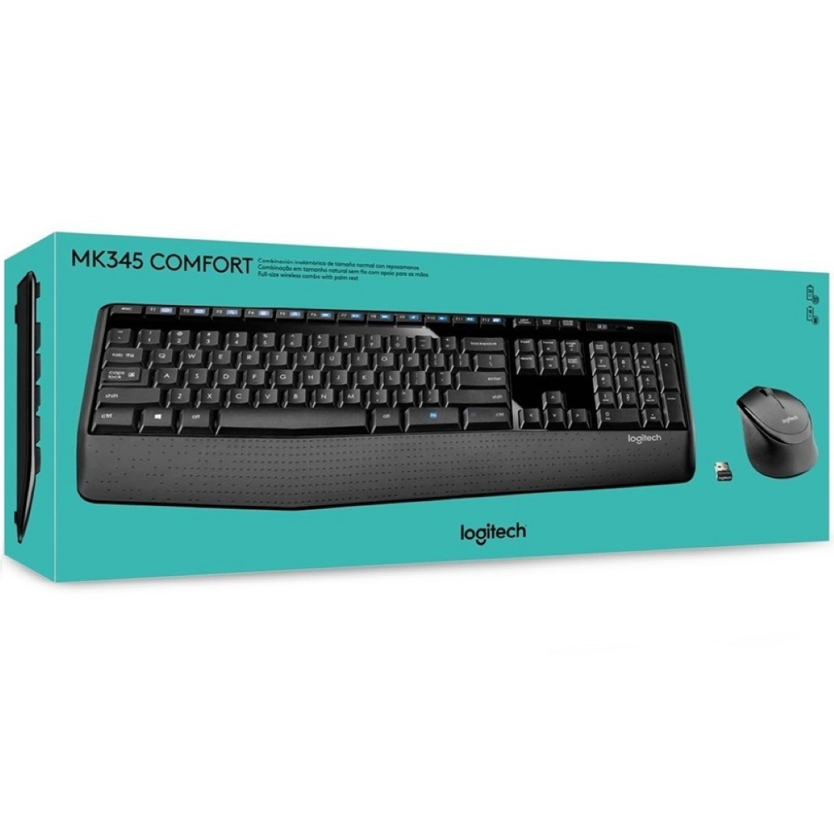 Kit Teclado Mouse Inalambrico Mk345 Español Logitech