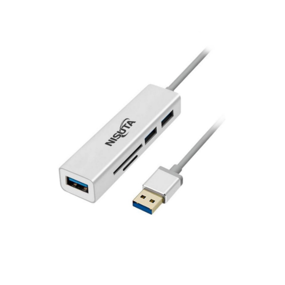 Hub USB 3.0 3 puertos Lector Tarjetas Ns-uadut Nisuta